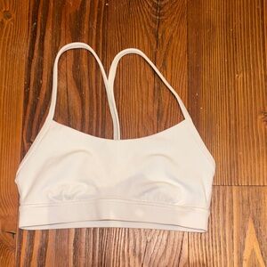Lululemon Flow Y Bra 4 white
